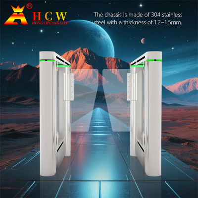 304 stainless steel intelligent pedestrian passage speed gate for office buildings