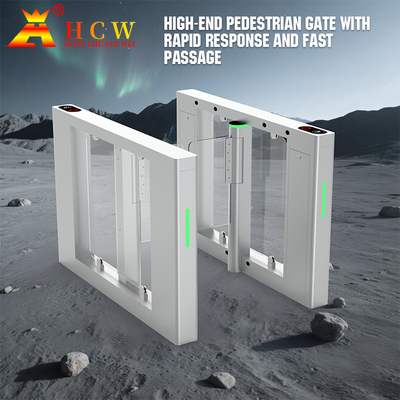 Automatic High Speed Turnstile Stainless Steel 304 Swing Gate For Train Station
