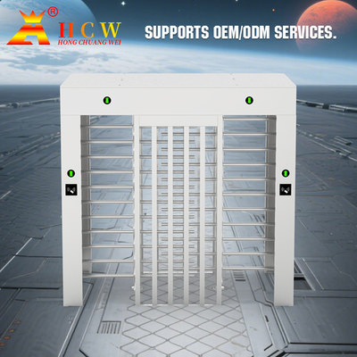 SUS304 Full Height Turnstile Pedestrian Access Control With RFID