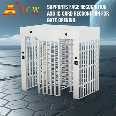 SUS304 Full Height Turnstile Pedestrian Access Control With RFID