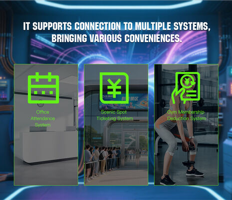 HCW Automatic Swing Barrier Turnstile Gate with 950mm Channel Width for 30–45 People/Minute and 5-Million-Cycle Lifespan