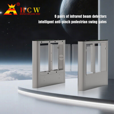 AC220V Power Supply Swing Barrier Turnstile with 1400*140*990 mm Size and 55 KG Weight for Secure Entry