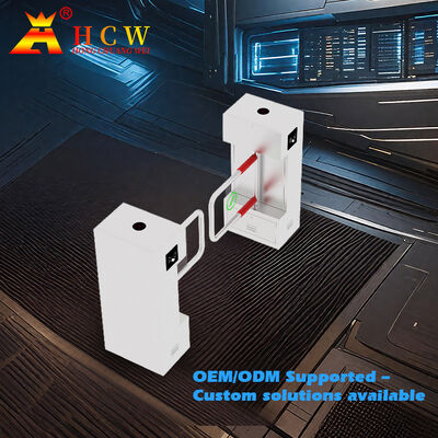 HCW Vertical Turnstile Gate features facial recognition, compact waist-high design, and handles 30-45 people/minute for efficient access control