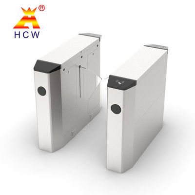 Flap Turnstile Voetganger RFID Gezichtsherkenning Vingerafdruk Toegangscontrole voor Office Hotel