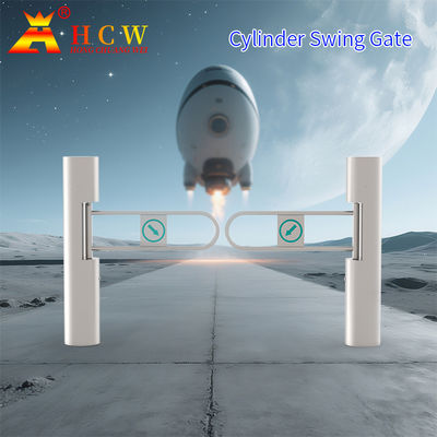 HCW 1S Draaiwiel Swing Gate Supermarkt Entrance Draaiwiel Met Gezicht Fingerprint Recognition