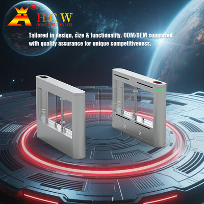 HCW Elektrische Draaihek Swing Barrier High End Anti-botsing Met Borstelloze Motor