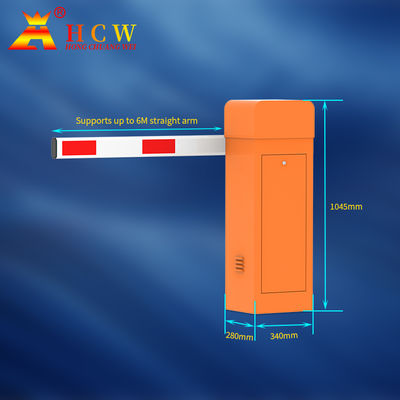 HCW Verkeerspoel Barrier Gate Verstelbare Community Electric AC110V 150W OEM Parkeerplaats