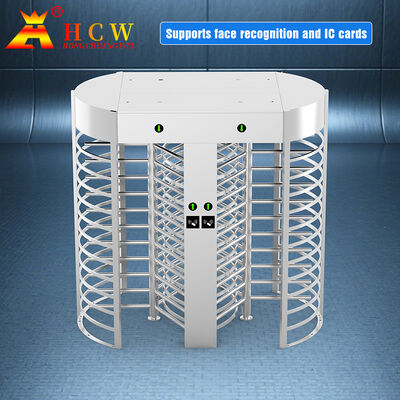 HCW Full Height Turnstile met 120° Full Height Beweging ISO 9001/CE gecertificeerd en 5 miljoen cycli levensduur